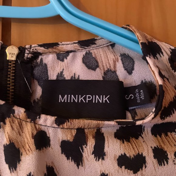 MINKPINK Mini Leopard Dress S - Picture 7 of 8